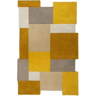 Hanse Home Abstract Collage Ochre/Natural