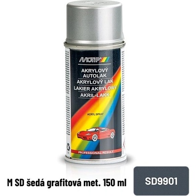 Motip Škoda akrylový sprej autolak 9901 šedá grafitová metalíza 150 ml | Zboží Auto