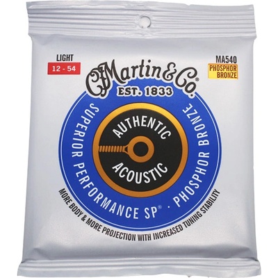 Martin&Co Martin MA540 Authentic SP, Струни за акустична китара 12-54, Phosphor Bronze (MA540)