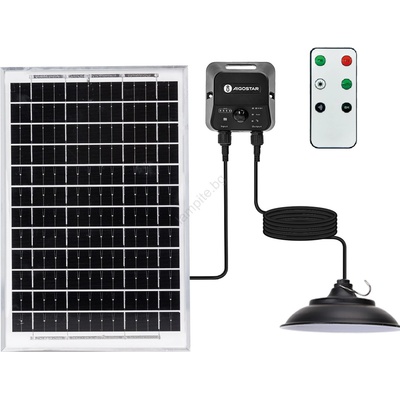 Aigostar - соларна висяща LED лампа на кабел със сензор LED/3, 7V 6000 mAh IP65 + ДУ (AI2352)