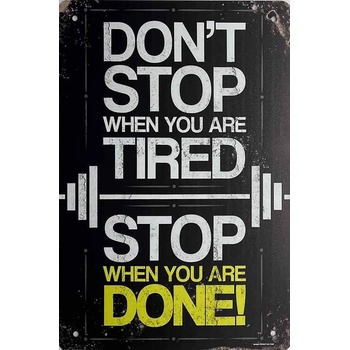 Ceduľa Stop Done