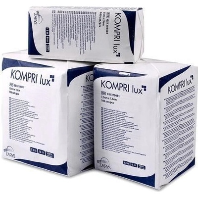 Zarys Komprese gázová , 17N, 8W, 10 cm x 20 cm , Kompr lux á 100 ks , nesterilní