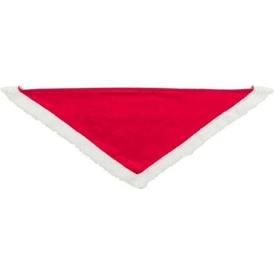 TRIXIE Xmas NECKERCHIEF vánoční sametový šátek červená