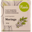 Kvítok tuhý šampon s kondicionérem proti lupům Moringa 50 g