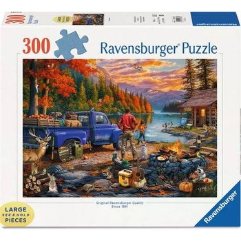 Ravensburger Пъзел Ravensburger от 300 части - Залез над езерото (12001838)
