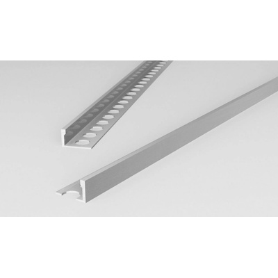 PROF. LIŠTA ukončovací 2500mm Barva: eloxovaný hliník, Profil: L profil, Výška: 10mm – Sleviste.cz