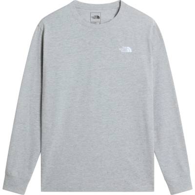 The North Face Мъжка блуза с дълъг ръкав The North Face Evolution Simple Dome Regular Long Sleeve Longsleeve - TNF Pale Grey Heather - размер XS (217-0605-0411)