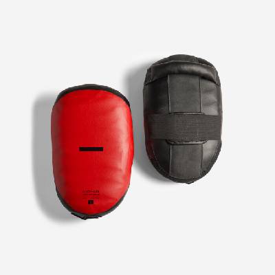 OUTSHOCK Boxerské lapy Air 100 nafukovací 2 ks červené a černé JEDNOTNÁ VELIKOST