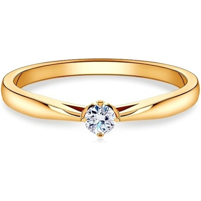 Savicki Zásnubný prsteň žlté zlato diamant SAV MIN4 D1 ZZ