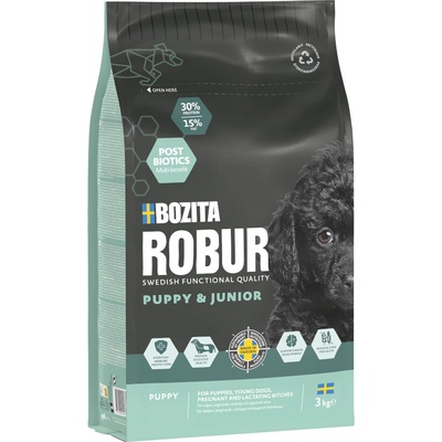 Bozita Robur Puppy & Junior s kuracím 12 kg