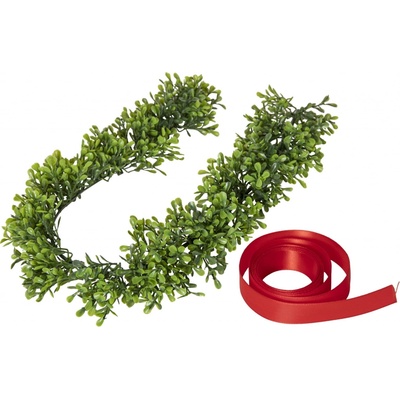 STAR TRADING Dekoratívna girlanda so stuhou Lingon 70 cm