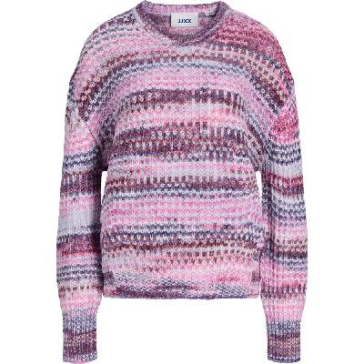 Блуза Jack & jones Simone Space Dye JJXX sweater - Pink (Purple Rose / Stripes / Multi Space Dye)