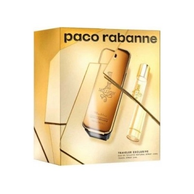 Paco Rabanne Комплект за мъже Paco Rabanne One Million - Eau de Toilette 100 мл + 20 мл