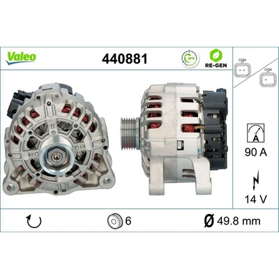 Alternátor VALEO 440881