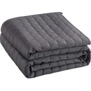 Prikrývky Ruhhy 19532 Záťažová prikrývka antistresová 8 kg sivá 150x200