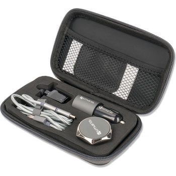 4smarts Комплект аксесоари кабел, зарядно и поставка за мобилни устройства - 4smarts Travel Set Box (черен) (4S469008)