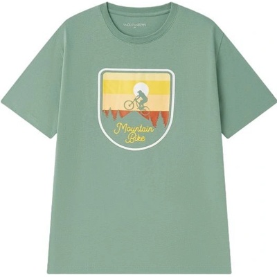 Wolf pánské tričko S2571B zelinkavá Zelinkavá