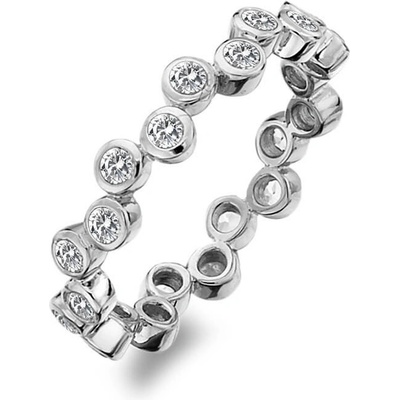 Hot Diamonds stříbrný prsten s topazy a diamantem Willow DR208