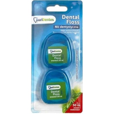 AuriDentes Mint dentálna zubnániť 2 x 50 m