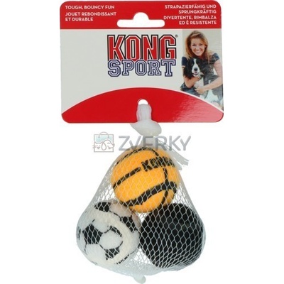 Kong Sport Balls Assorted XS 3 ks