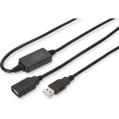 Digitus DA-73101 Repeater USB, USB 2.0, USB A zásuvka, USB A vidlice, 15m