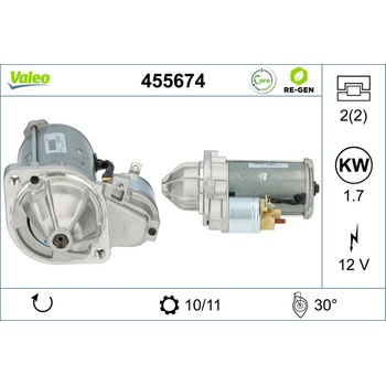 Štartér VALEO 455674