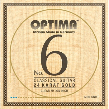 Optima NO6. GNHT No. 6 24K Gold High Nylon Найлонови струни за класическа китара (NO6.GNHT)