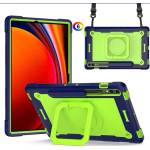 Samsung Galaxy Tab S9 FE+ / S9+ Handle Удароустойчив Калъф и Протектор