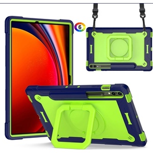 Samsung Galaxy Tab S9 FE+ / S9+ Handle Удароустойчив Калъф и Протектор