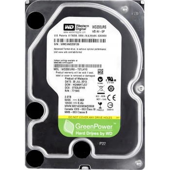 WD AV Green Power 2TB, SATA/300, 64MB, 7200rpm, WD20EURS