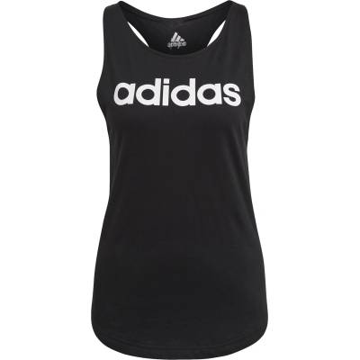 adidas Дамски потник Adidas Womens Essentials Linear Loose Tank Top - Black/White