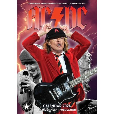 CurePink Nástěnný AC/DC A3 29,7 x 42 cm [DRM-001] 2024