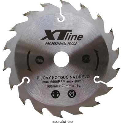Xtline TCT16048 Kotouč pilový profi 160x20/48 zubů