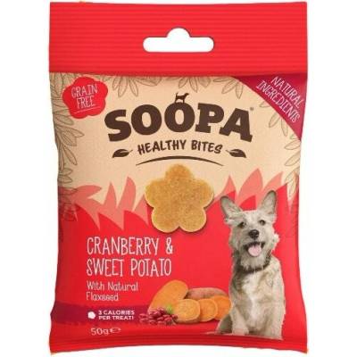 Soopa Pets Soopa Healthy Bites s brusinkami a batáty 50 g