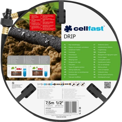 Cellfast DRIP 1/2", priesaková 7,5m
