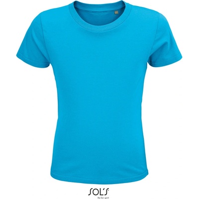 SOL's Collection Tričko Crusader Kids, bio bavlna, dětské, krátký rukáv COT25358002284-aqua 4 roky Aqua