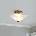 Elstead Lighting Flambeau STAR-F-S-DG - Мeден плафон STAR 2xE27/40W/230V (ED0879)