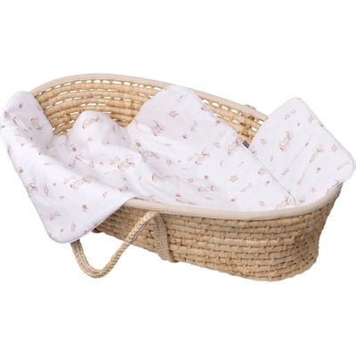Baby Nellys sada do kočíkabavlnená 2D sadaGOOSEbiela