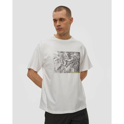 Arcteryx Kragg Cotton LithoGraphica Shirt Ss Biele