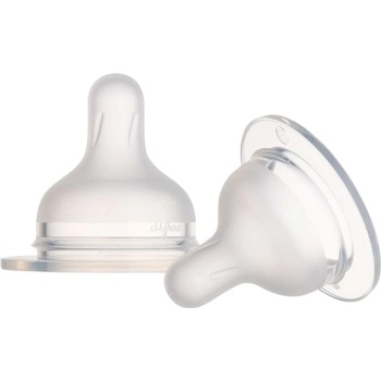 Canpol Силиконов биберон Canpol - За S-образно шише, размер XL, 9 м+, 2 броя (59/894C)