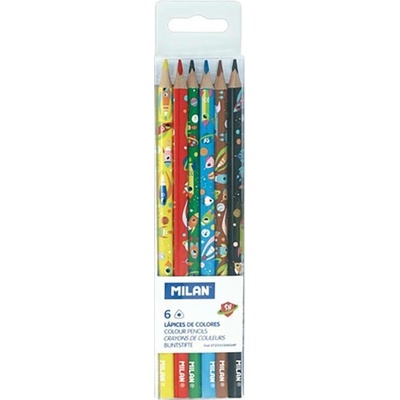 Milan trojhranné Super Heroes Space 6 ks 449984