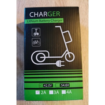 Qoltec Nabíječka pro e-bike 36V 42V 2A konektor 5,5 x 2,1mm