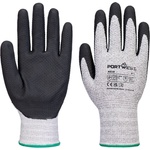 Portwest grip a312 / Нитрилни ръкавици с ромбовидна плетка, 12 броя в опаковка - сиво/черно xl (a312g8rxl)