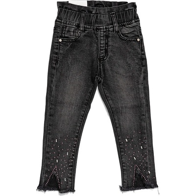 Joyce dívčí rifle denim black černošedá