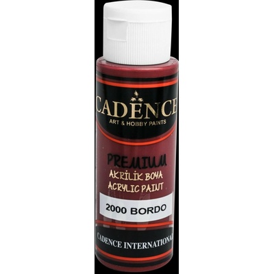 Akrylové barvy Cadence Premium vínová