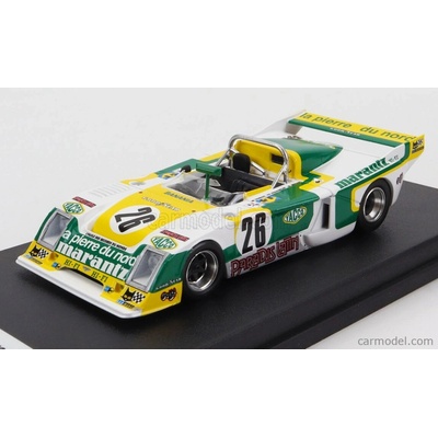 Trofeu Chevron B36 2.0l S4 Team Societe Racing N 26 Le Mans 1979 P.rousselot M.dubois M.menant Bílá Zelená Žlutá 1:43