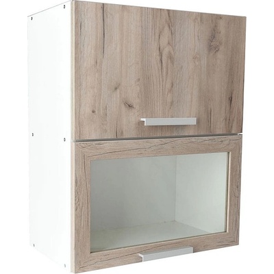 Matis Кухненски шкаф горен с две повдигащи врати in vh60 сив дъб