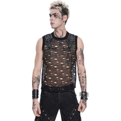 Devil Fashion Ruin Mesh čierna