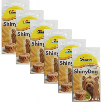 GimBorn ShinyDog tuniak a hovädzie 6 x 2 x 85 g