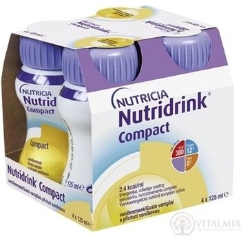 Nutridrink Compact Protein Vanilka sol. 4 x 125 ml